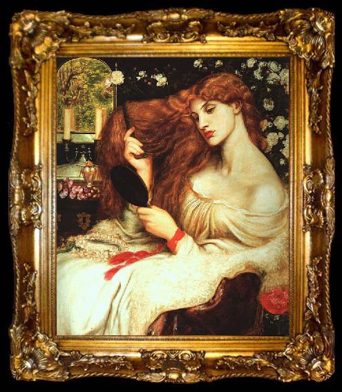 framed  Dante Gabriel Rossetti Lady Lilith, ta009-2